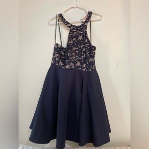 Brand: B. DARLIN— Size: 13/14– Color: Dark Blue, Tan